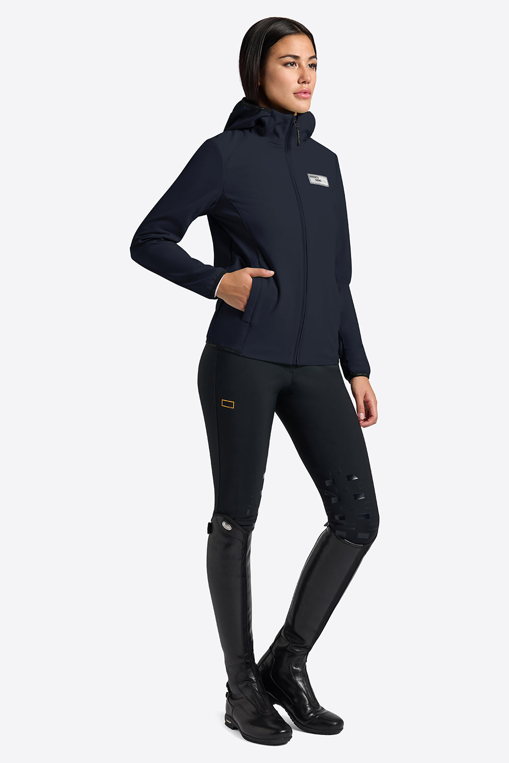 Softshell RG da Donna con Cappuccio e Zip