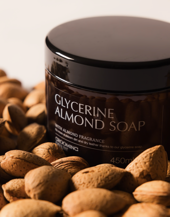 Sapone alla glicerina per il cuoio alle mandorle Kentucky