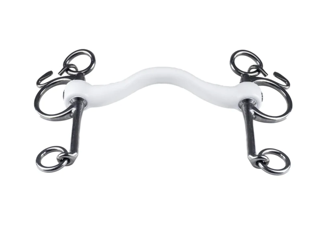 Pelham asta corta e collo d'oca Trust Inno Sense port medium 13,5 cm