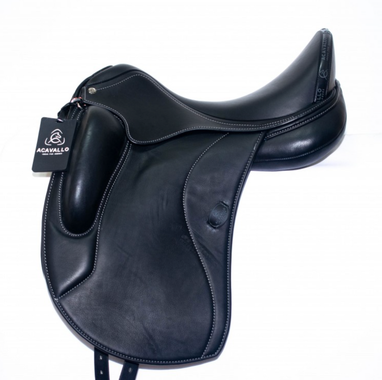 SELLA DA DRESSAGE ACAVALLO LEONARDO CON PANNELLI FLOCCATI