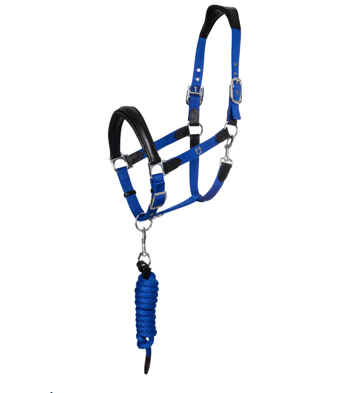 Cavezza ergonomica con inserti in cuoio Equestro