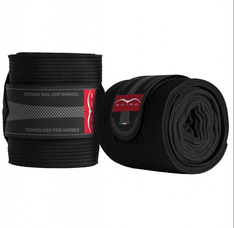 Fascia WENZ Animo nero (2 pezzi)