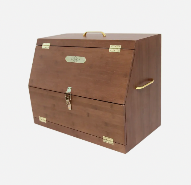 Bauletto (spazzole escluse )  in legno porta oggetti Kentucky