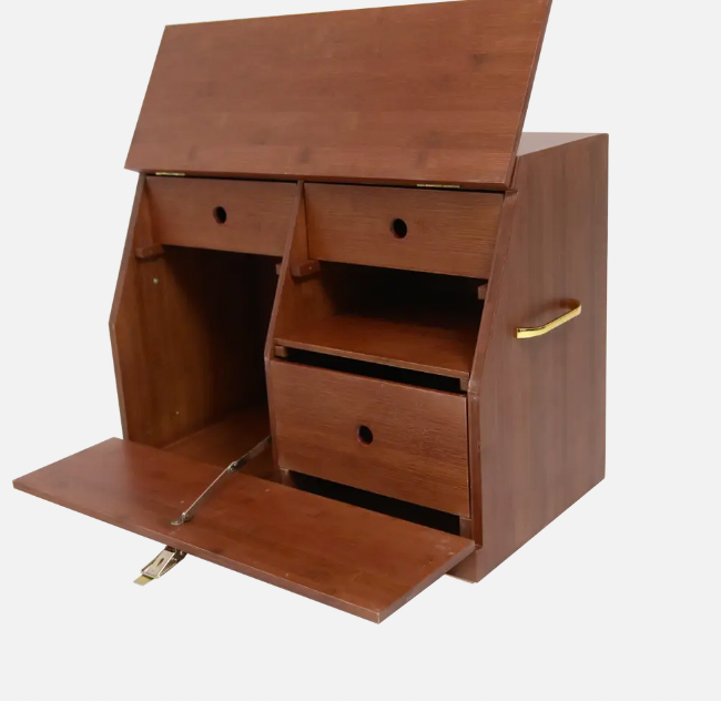 Bauletto (spazzole escluse )  in legno porta oggetti Kentucky