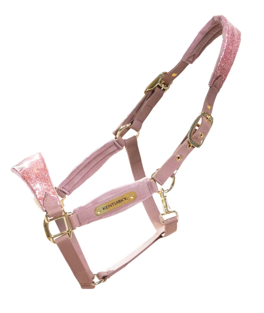 Velvet Halter Unicorn Glitter