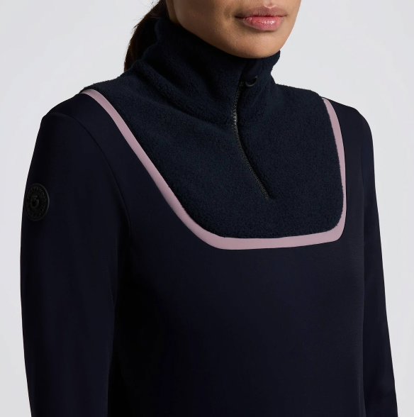 Polo da allenamento con inserto in pile Cavalleria Toscana