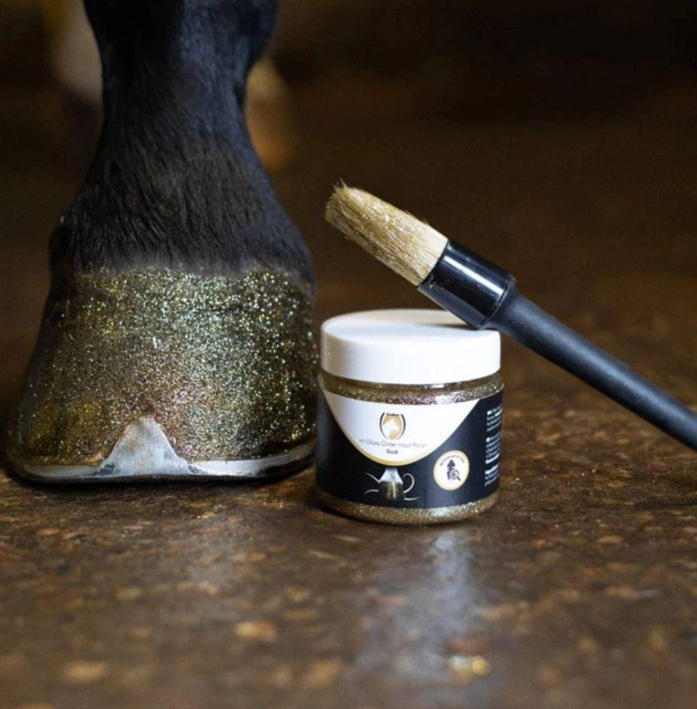 Hi Gloss Glitter Smalto per Zoccoli 150ml Excellent Horse