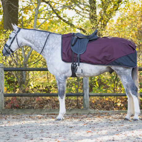 Coprireni 1200D impermeabile interno pile bordeaux