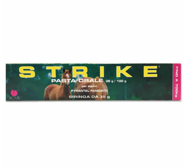 STRIKE PASTA ORALE (35 gr) – Contro i vermi intestinali dei cavalli