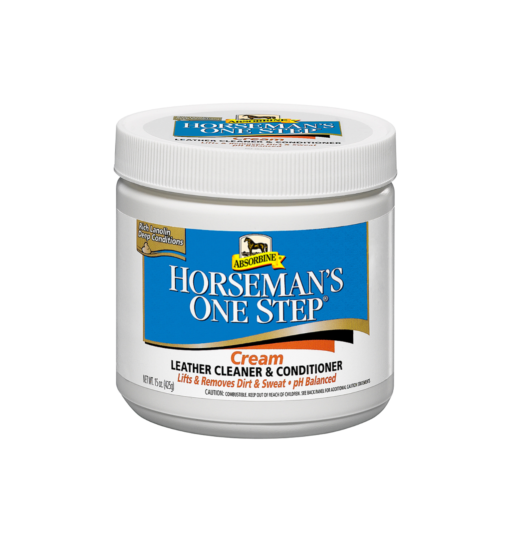 Crema per la cura del cuoio Horseman's one steps 425 GR