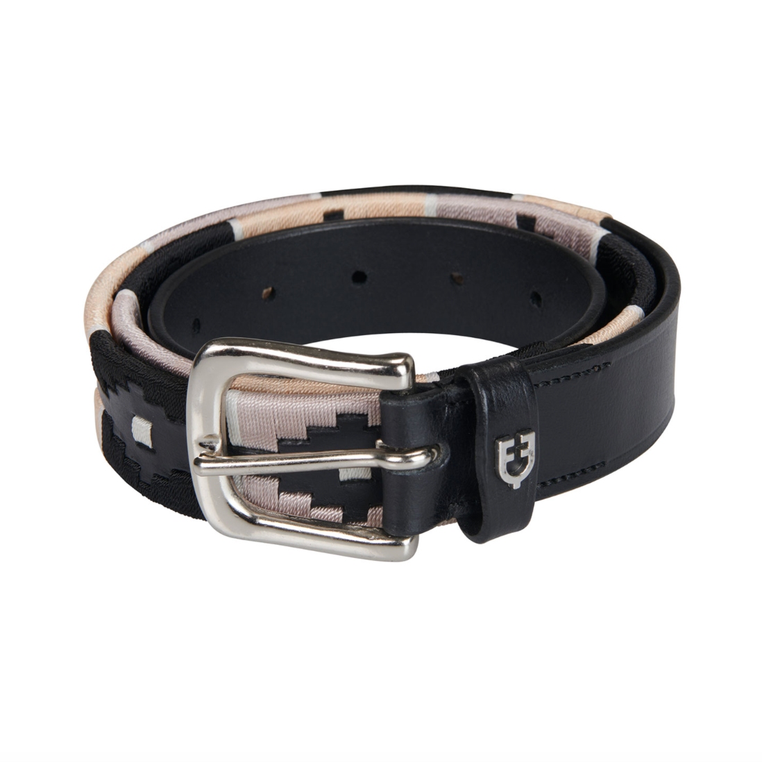 Cintura in cuoio con motivo Southwest Equestro