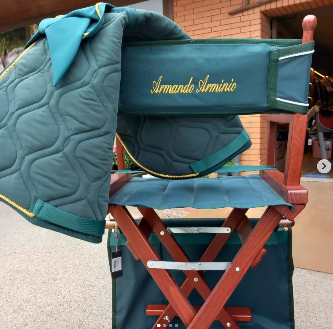 Ricamo su sottosella o coperta