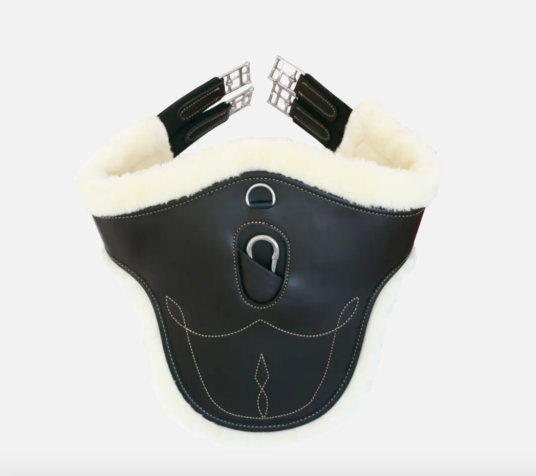 Sottopancia pararamponi nero con pelliccia Kentucky