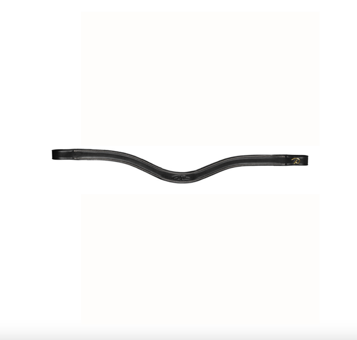 Frontalino piatto a forma di V in pelle Dy'On