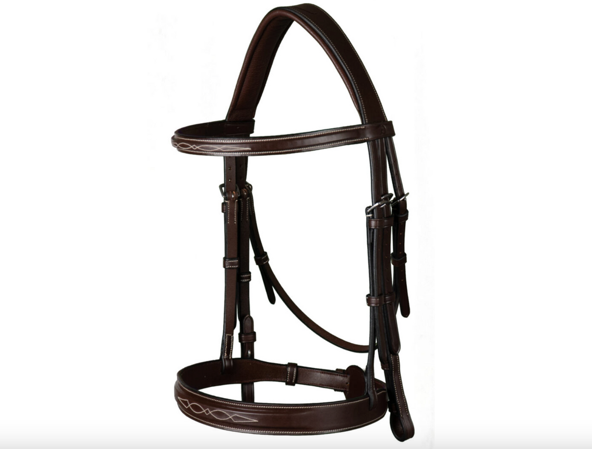 Testiera Dy'On modello Hunters US marrone