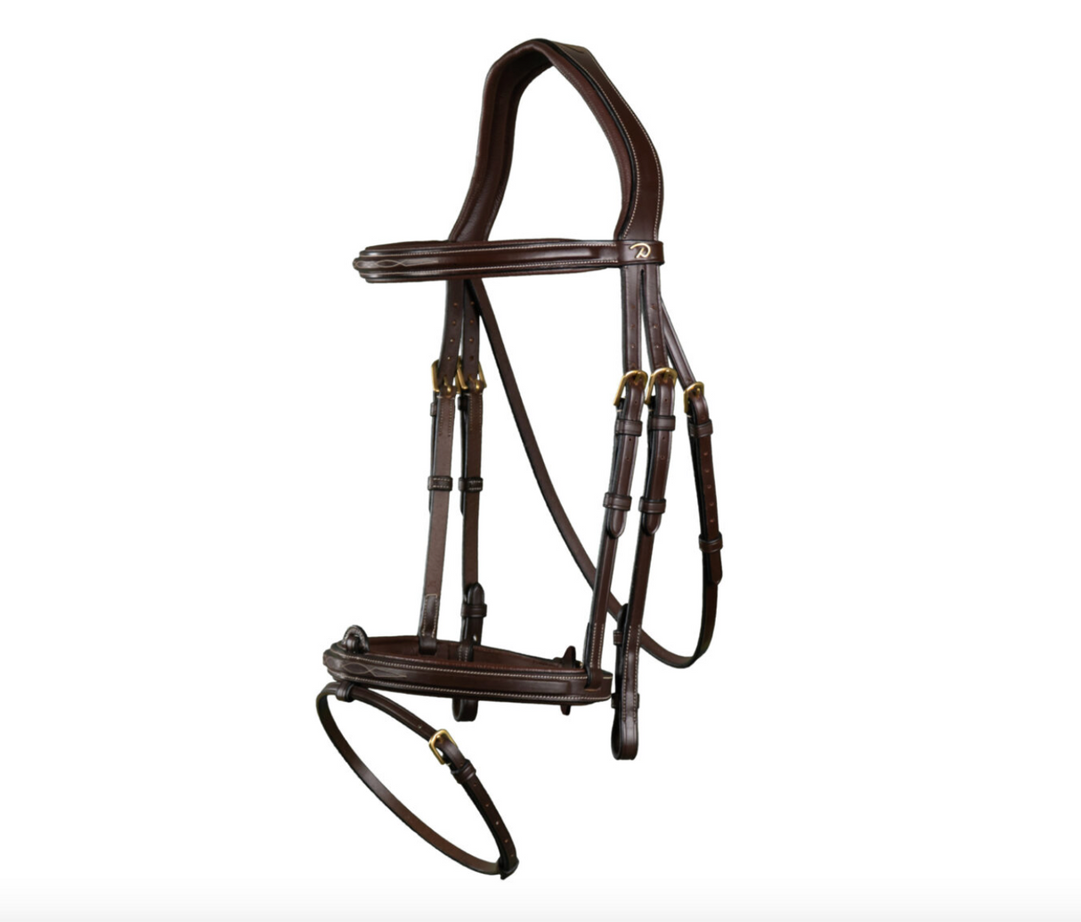 Testiera Dy'On modello Flash Noseband  marrone