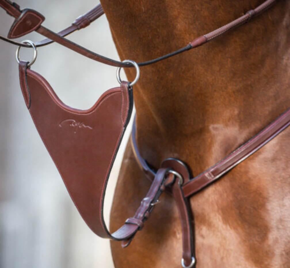 Forchetta a ventaglio rigido per martingala Dy'On marrone