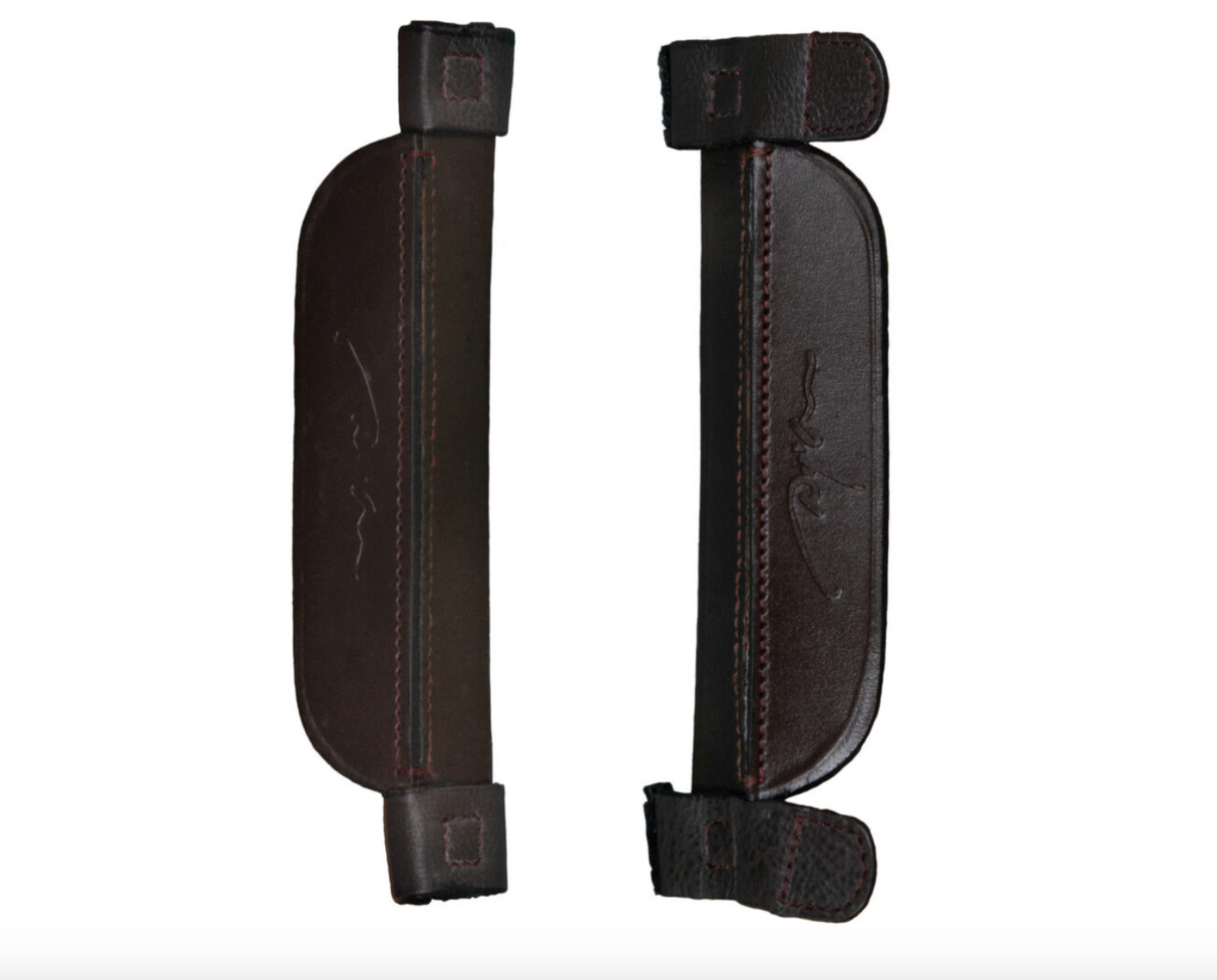 Paraocchi Dy'On in cuoio nero