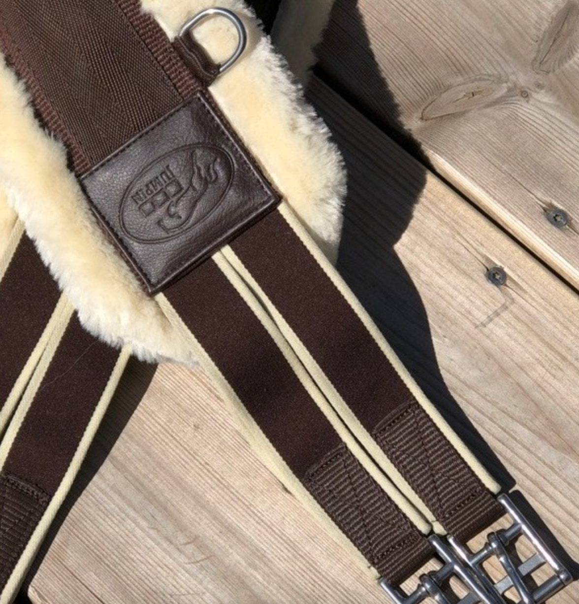 Sottopancia Jump'in con pellicciotto nero/nero