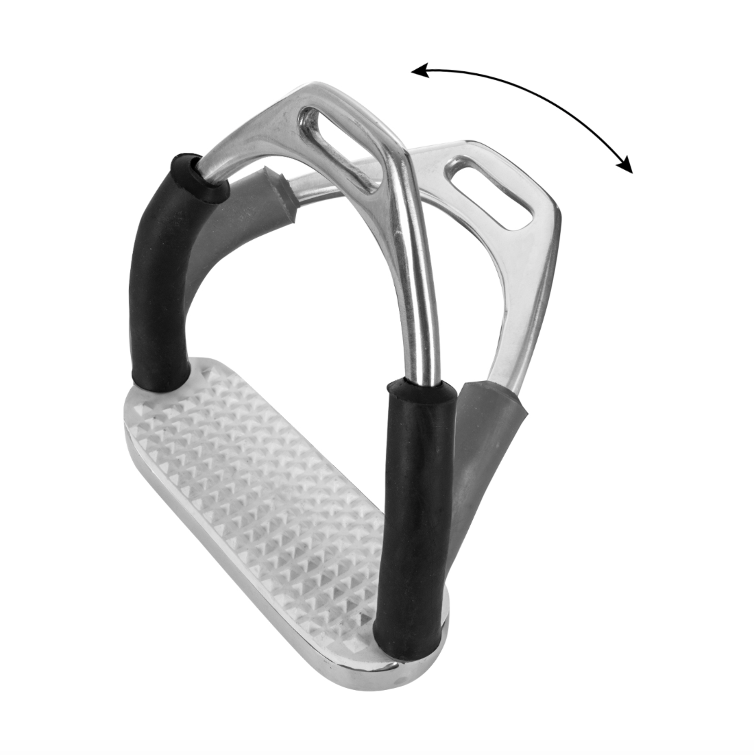 Staffe in acciaio inox rivestite in gomma Equestro