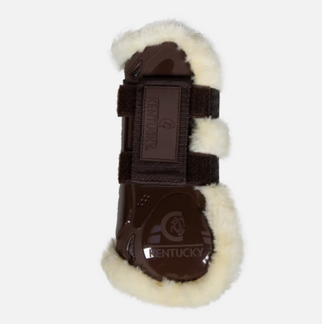 Stinchiere Vegan Sheepskin Velcro Kentucky marrone