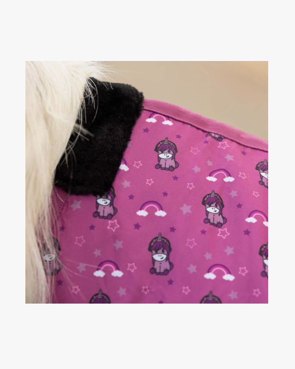 Coperta da box pony con interno in pile QHP