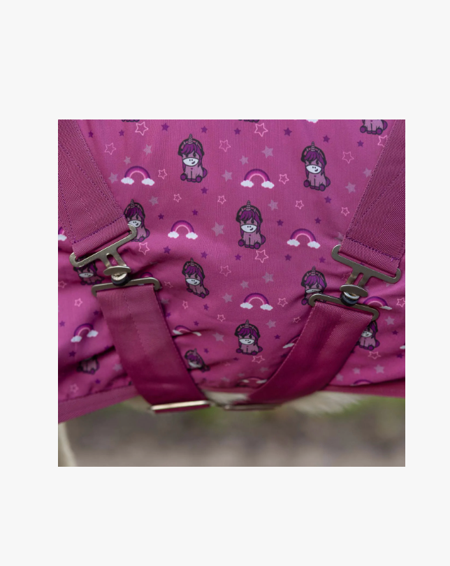 Coperta da box pony con interno in pile QHP