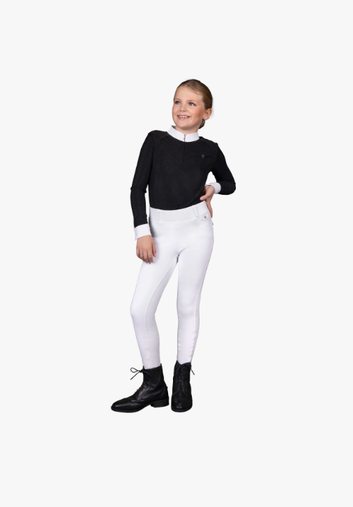 Pantaloni invernale da equitazione Juliet Junior full grip QHP