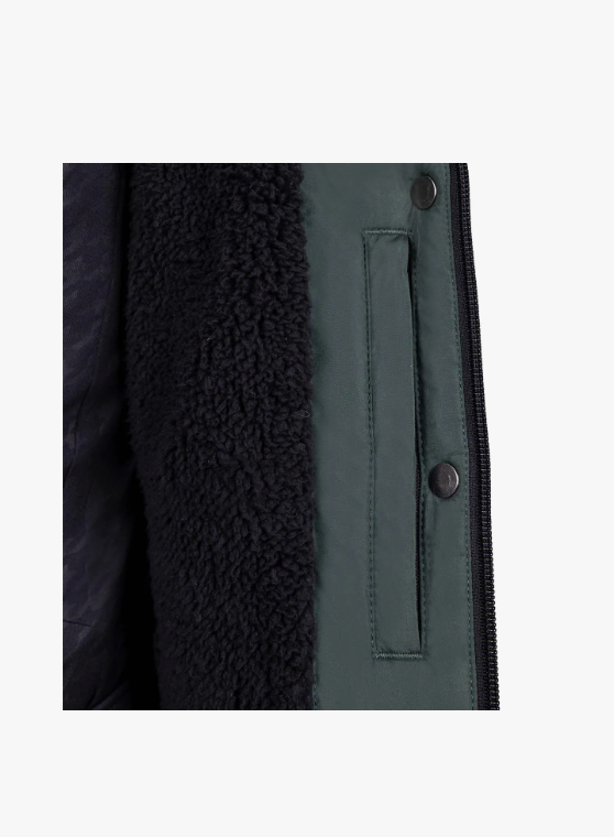 Giacca invernale Rayah Junior con maniche staccabili verdone QHP