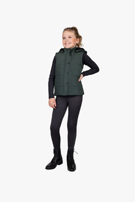 Giacca invernale Rayah Junior con maniche staccabili verdone QHP