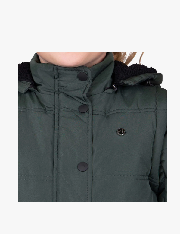 Giacca invernale Rayah Junior con maniche staccabili verdone QHP