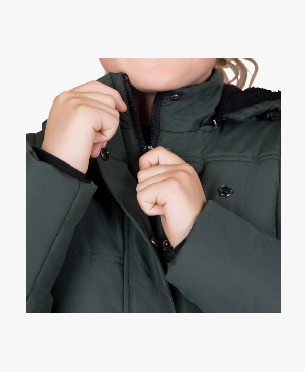 Giacca invernale Rayah Junior con maniche staccabili verdone QHP