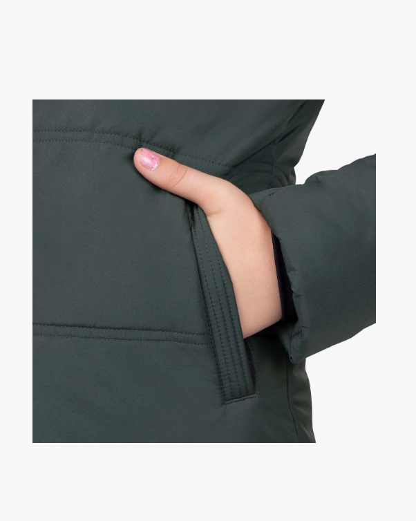 Giacca invernale Rayah Junior con maniche staccabili verdone QHP