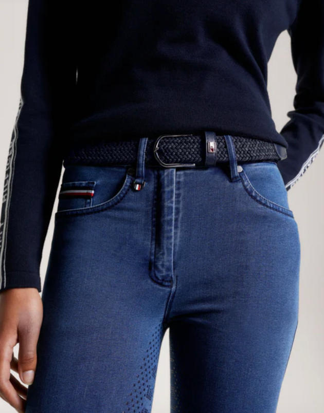 Cintura elastica intrecciata San Jose desert sky Tommy Hilfiger