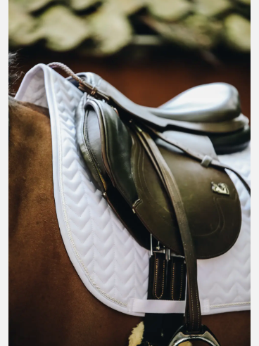 Sottosella jumping modello Fishbone Kentucky bianco