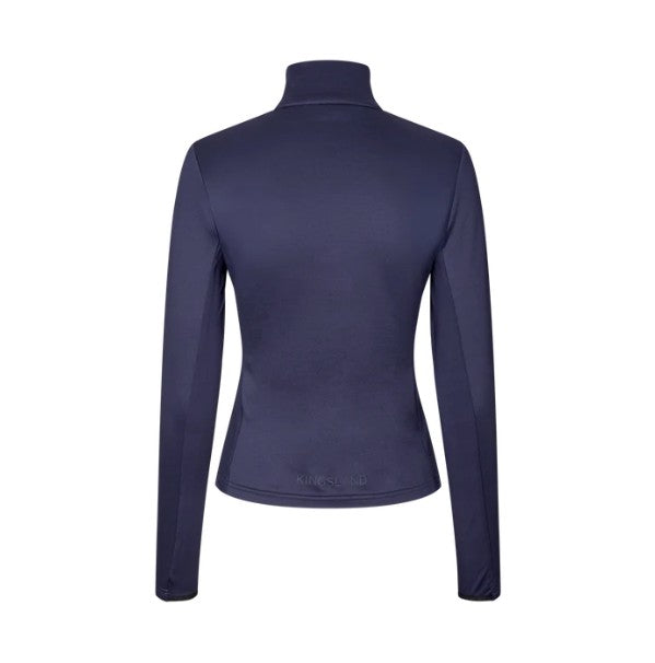 Felpa donna in micropile con zip intera KLAlba Kingsland
