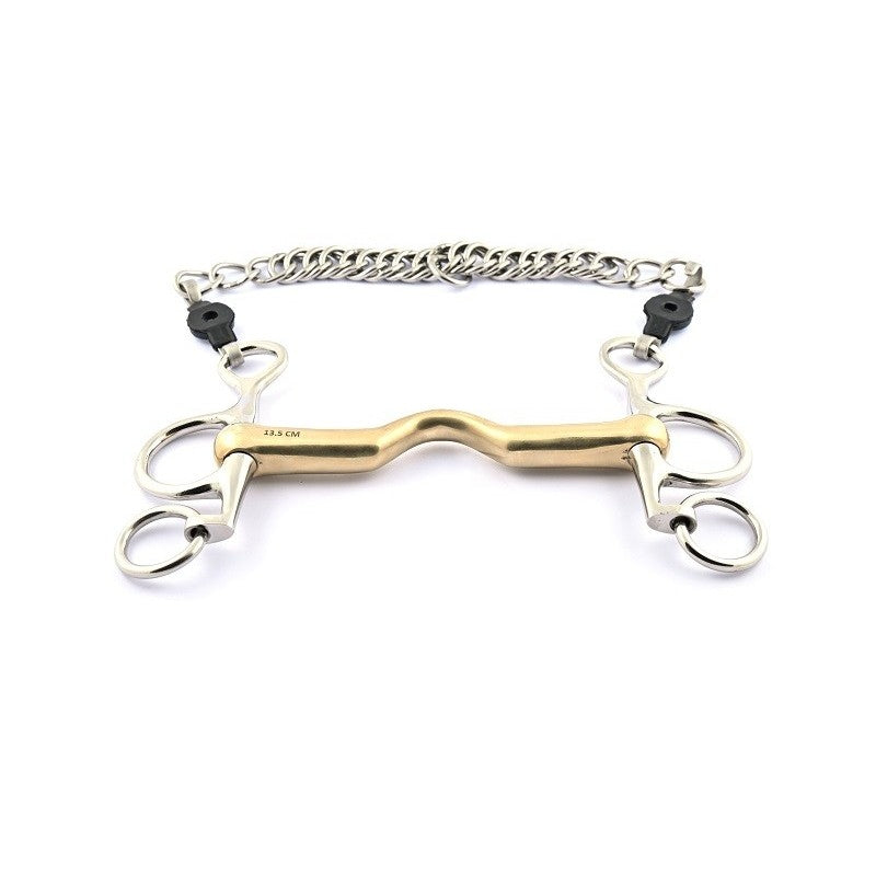 Small cheek Pelham curb bit