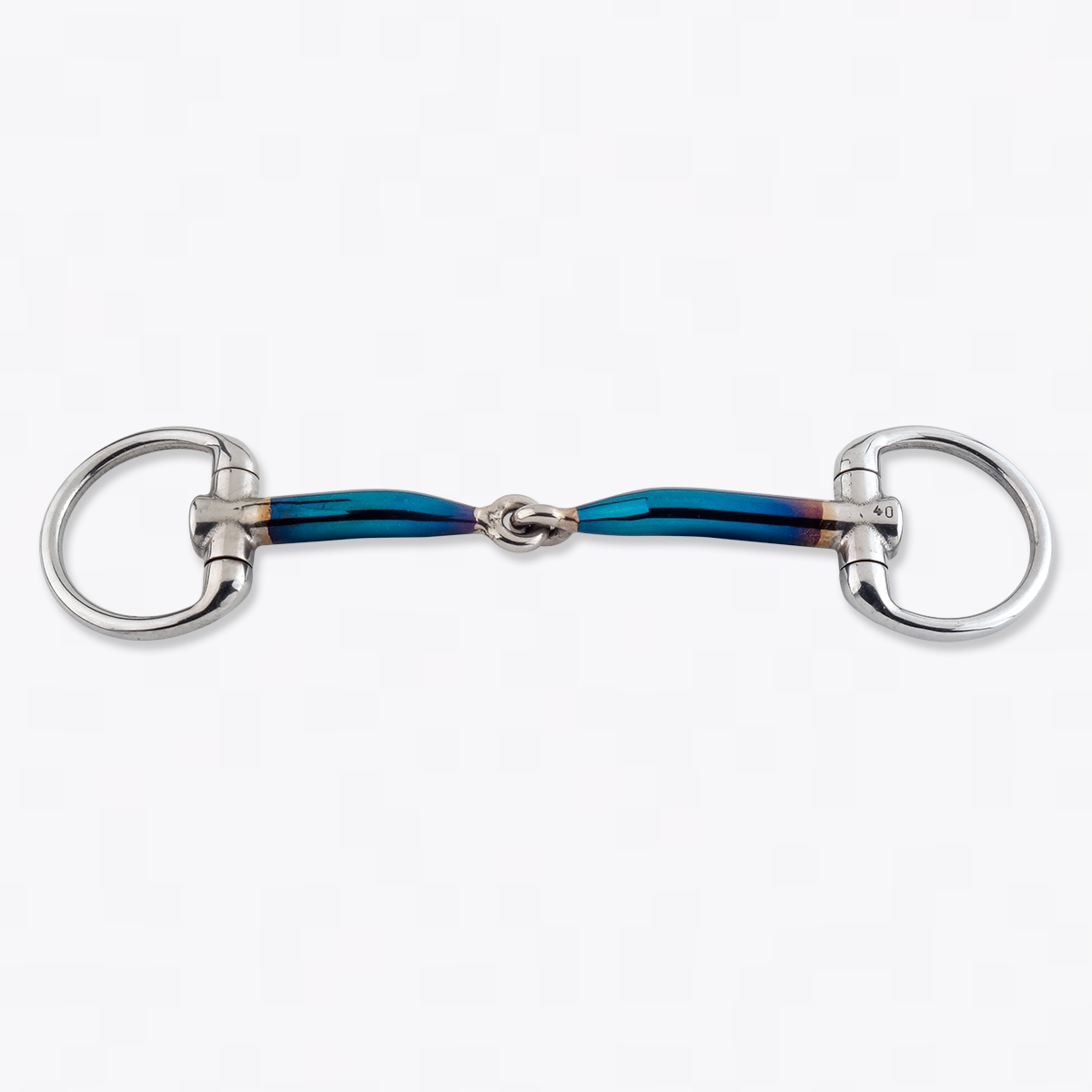 Filetto a oliva Trust in ferro dolce spezzato in due 13,5 cm