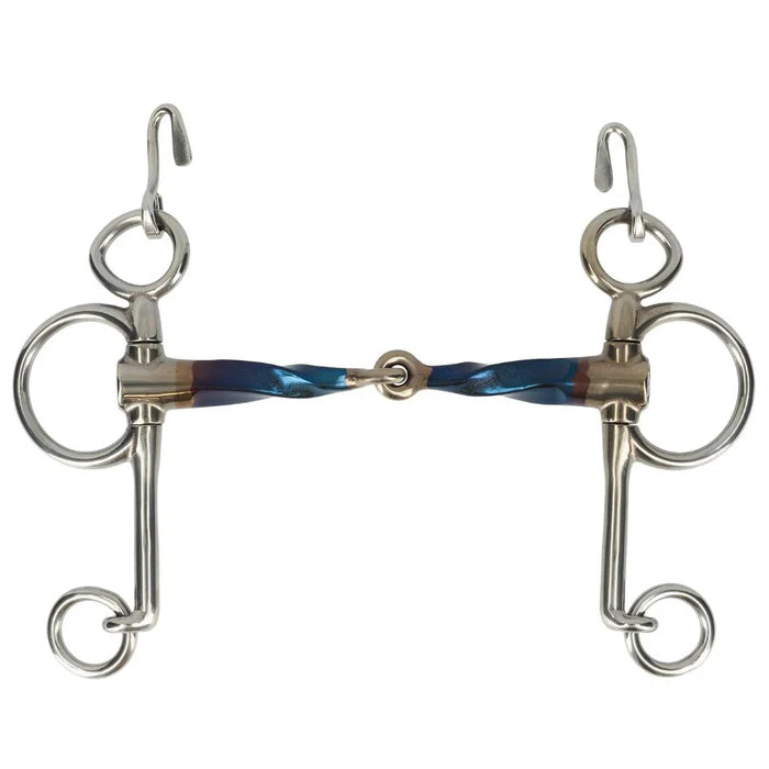 Pelham aste lunghe Trust Sweet Iron Slow Twist Jointed 16/13.5cm