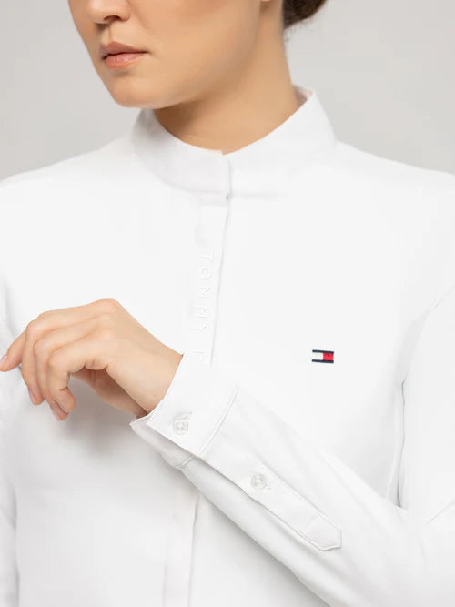 Camicia donna da concorso a maniche lunghe con bottoni Charlotte Tommy Hilfiger