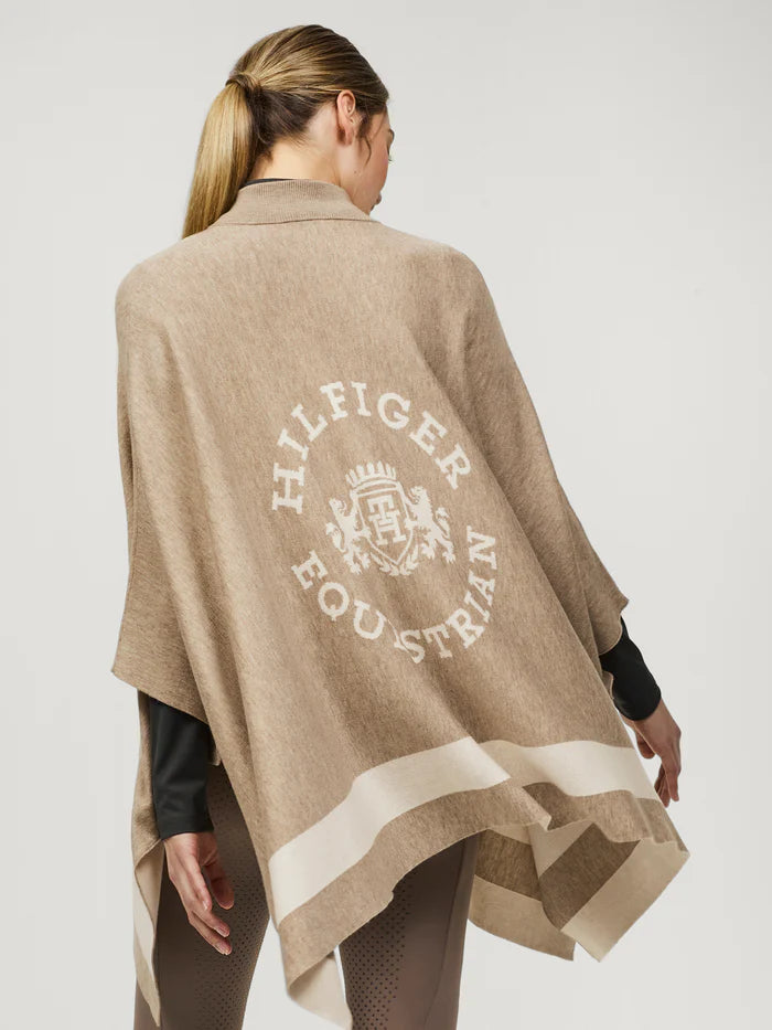 Mantella in maglia Greenwood taupe - one size Tommy Hilfiger