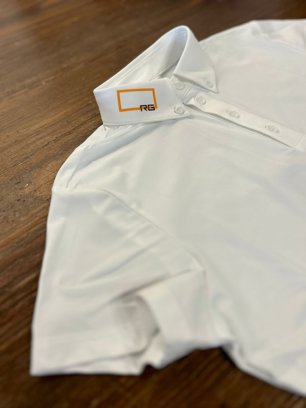 Polo da competizione con bottoni bambino RG