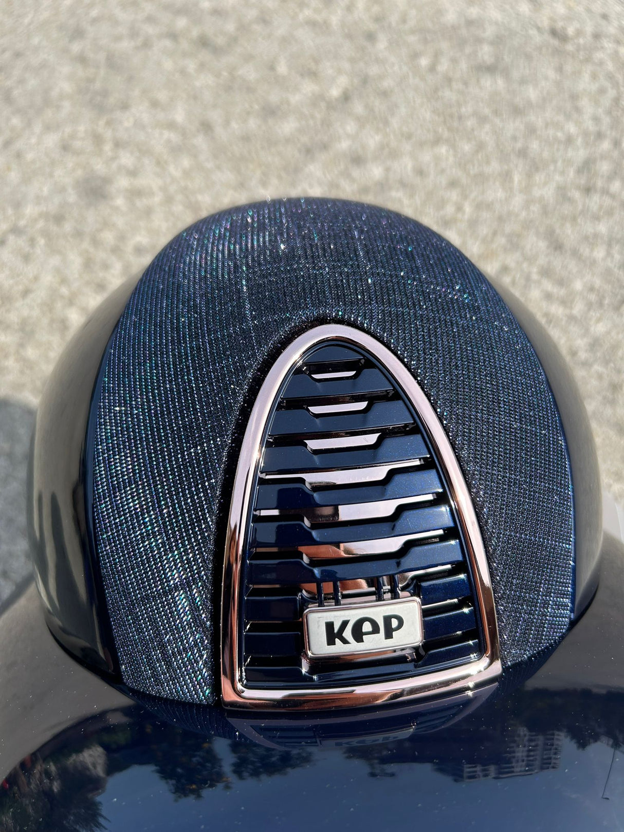 Kep Italia CROMO 2.0 POLISH BLU/FRONTE TESSUTO GALASSIA BLU SCURO VISIERA POLO