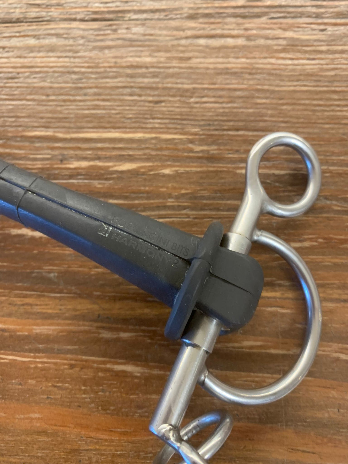 Pelham aste corte Harmony 2 Poponcini 13,5 gomma nera