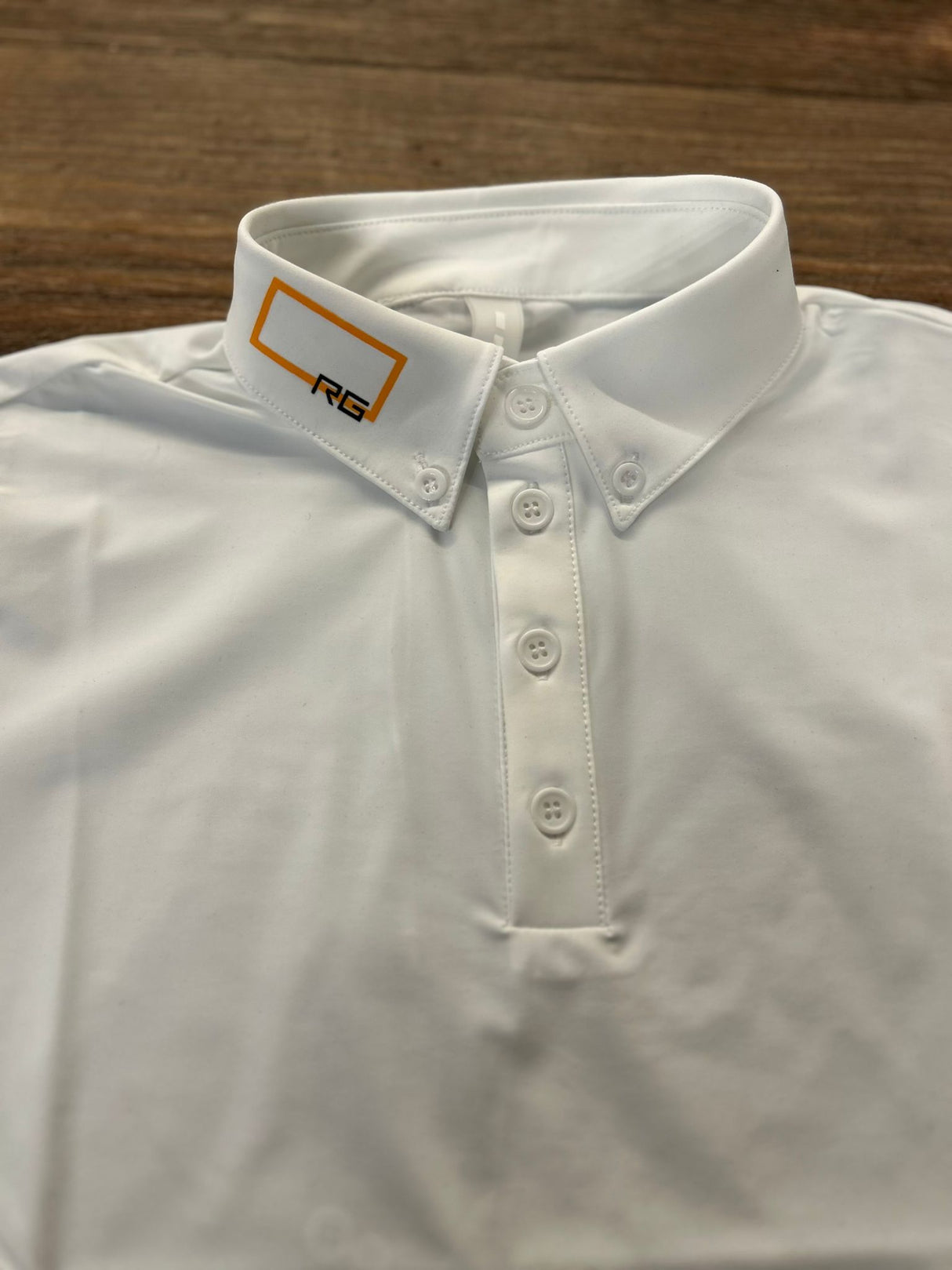 Polo da competizione con bottoni bambino RG