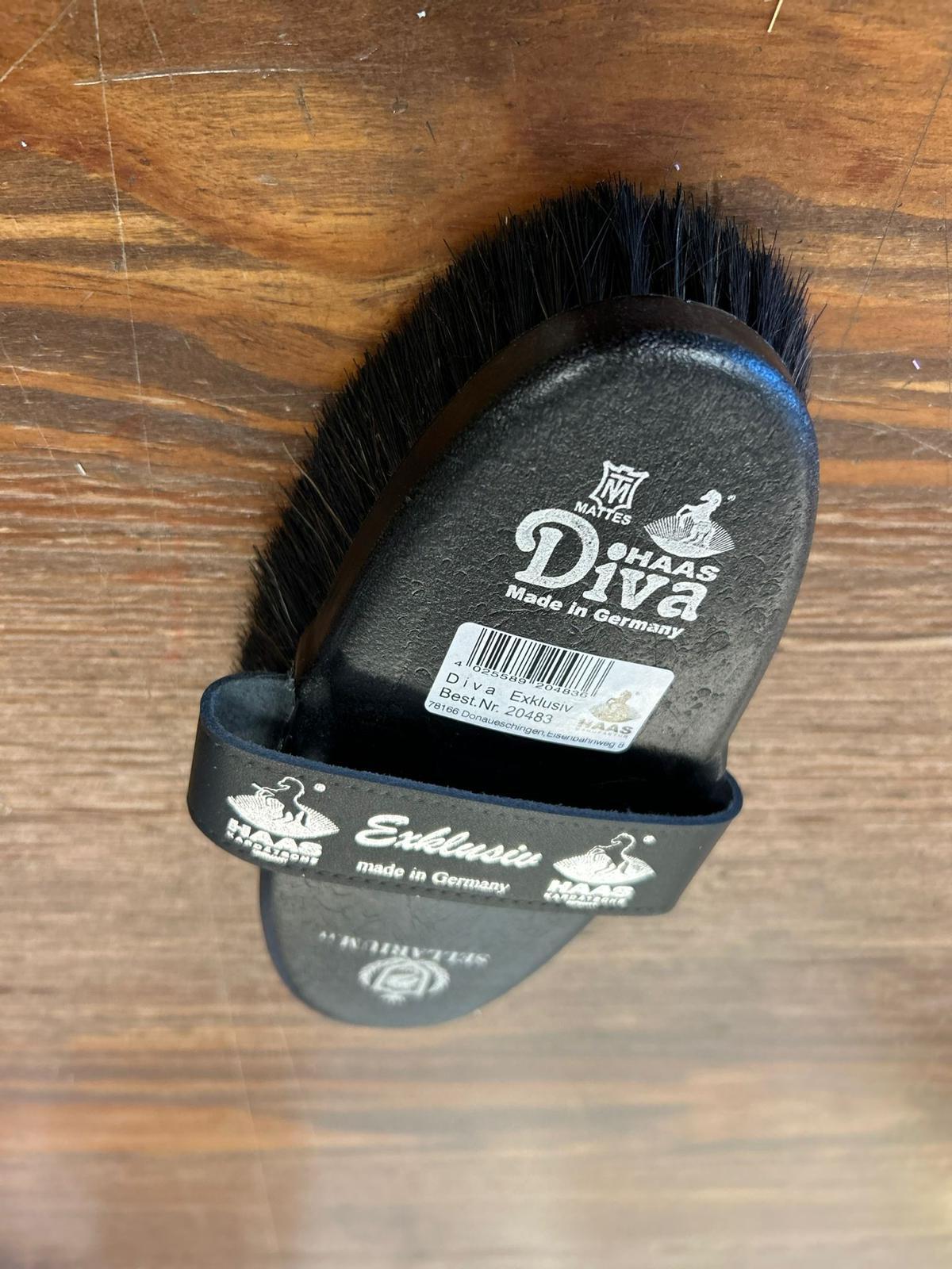 Brusca lucidante Haas modello Diva Exclusive con lana Mattes