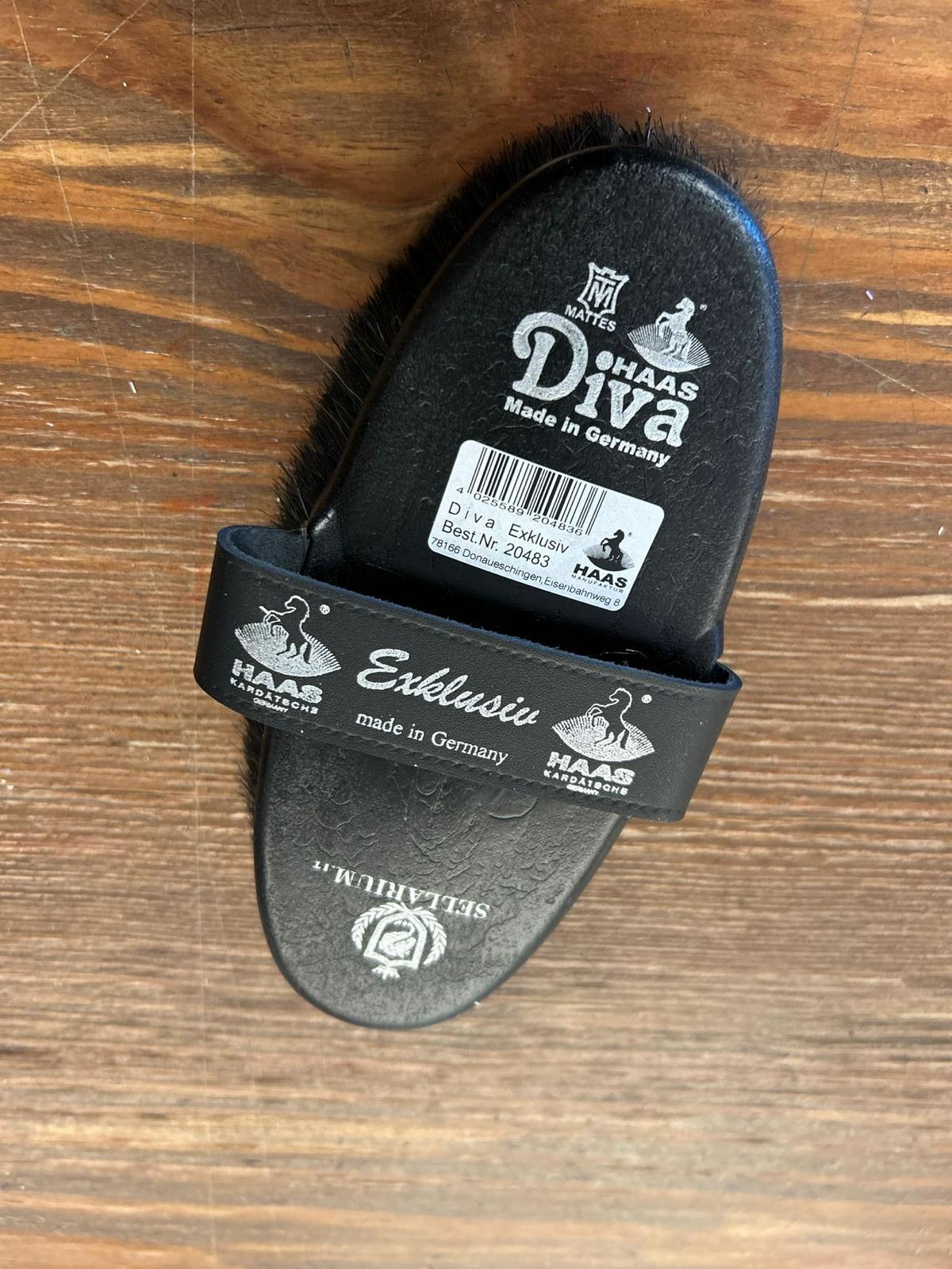 Brusca lucidante Haas modello Diva Exclusive con lana Mattes