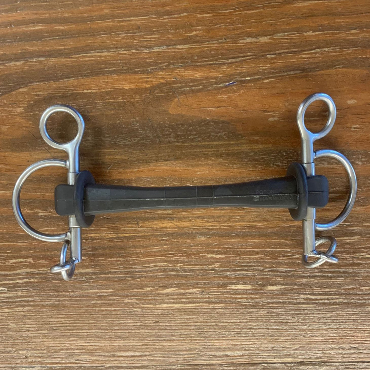 Pelham aste corte Harmony 2 Poponcini 13,5 gomma nera