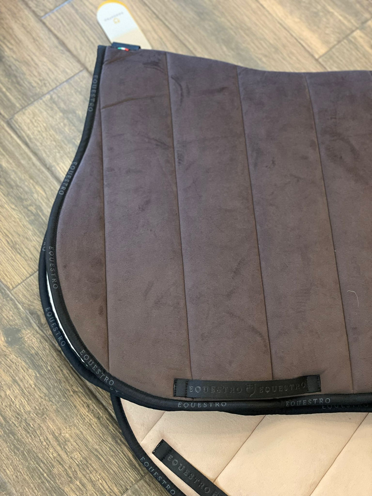 Sottosella da salto in velluto Equestro