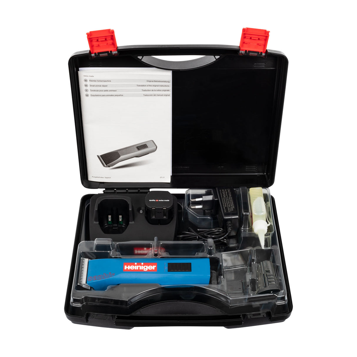 Tosatrice Saphir a due batteria Heiniger